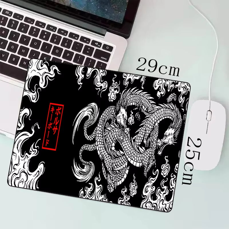 Japanese Dragon Large Gaming Mousepad XXL Keyboard Gamer Mouse Pad on the Table Speed Desk Mat Anime 900X400 700X300 Mouse Mats