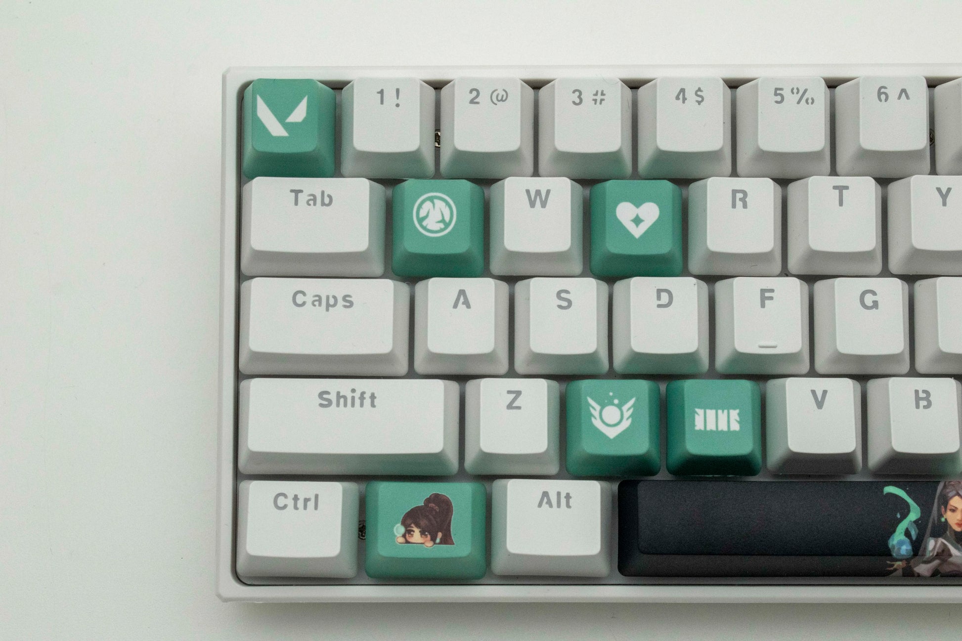 VALORANT THEMED KEYCAPS - PBT DYE SUB KEYCAPS - AVAILABLE IN 11 VARIANTS