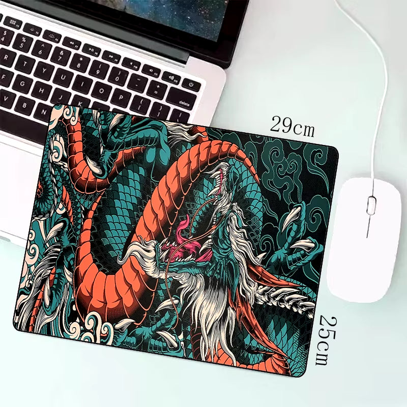 Japanese Dragon Large Gaming Mousepad XXL Keyboard Gamer Mouse Pad on the Table Speed Desk Mat Anime 900X400 700X300 Mouse Mats